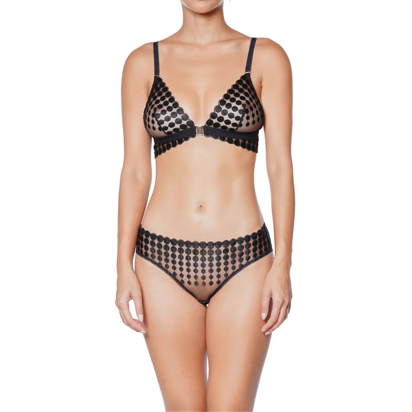 Deco Dots Black Shorty by HUIT