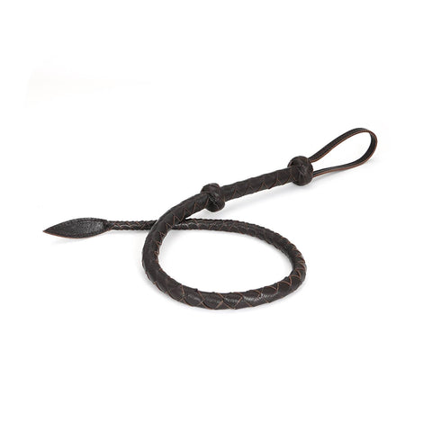 Wild Gent: Brown Lamb Leather Whip by Liebe Seele