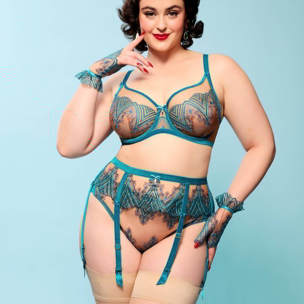 Fortunia Curve Bra in Mosaic by Dita Von Teese