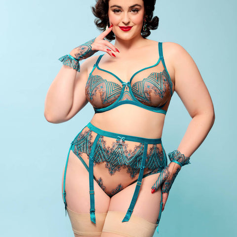 Fortunia Curve Bra in Mosaic by Dita Von Teese