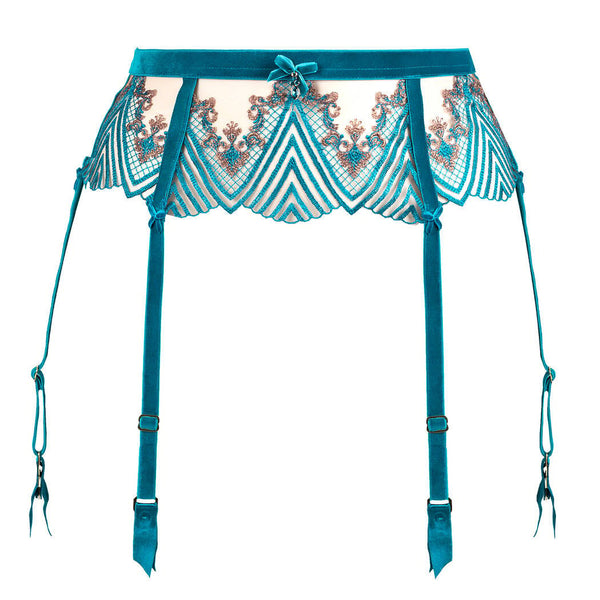Fortunia Suspender Belt in Mosaic by Dita Von Teese