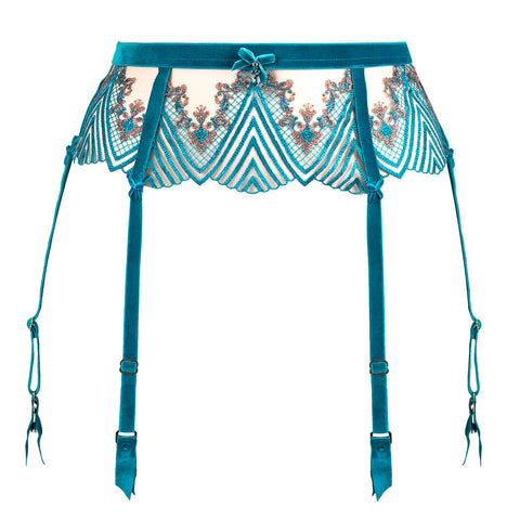 Fortunia Suspender Belt in Mosaic by Dita Von Teese