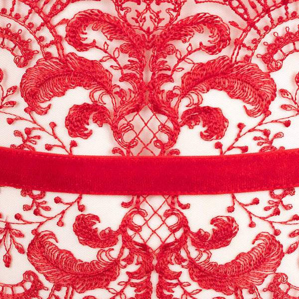 Nom de Plume Suspender Belt in Flame by Dita Von Teese