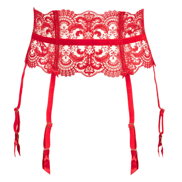 Nom de Plume Suspender Belt in Flame by Dita Von Teese