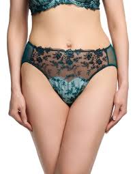NEW! Victresse Kingfisher Blue Foil Brief by Dita Von Teese