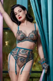 NEW! Evelina Lurex Peacock Bra by Dita Von Teese