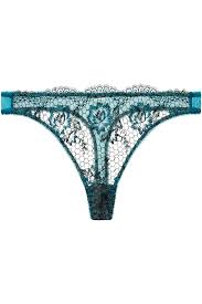 NEW! Evelina Lurex Peacock Thong by Dita Von Teese