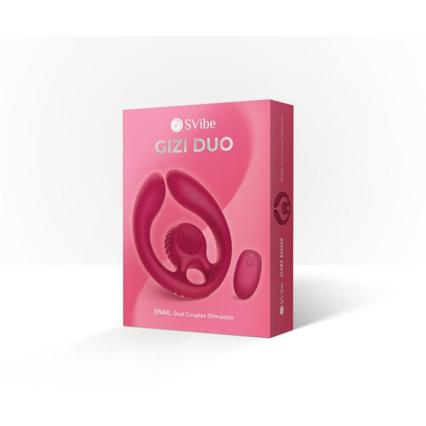 SVibe Snail GIZI Duo Couples Stimulator, Double Ended Dildo