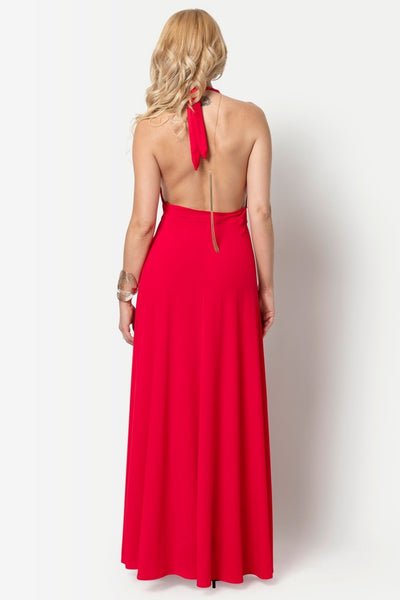 Isabella Red Lycra Dress
