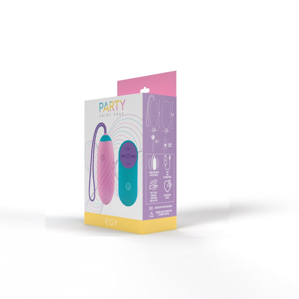 Party Color EGY Vibrating Love Egg