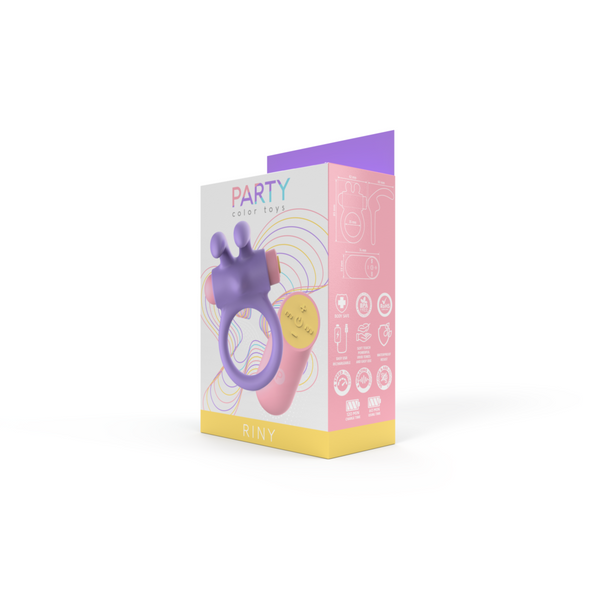 Party Color RINY Remote Control Rabbit Cock Ring