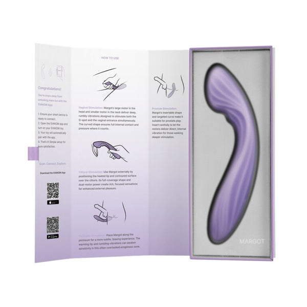Margot G-Spot Vibrator Lilac by Svakom