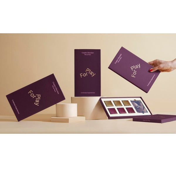 For Play His and Hers Couples Chocolate (Milk/Dark)