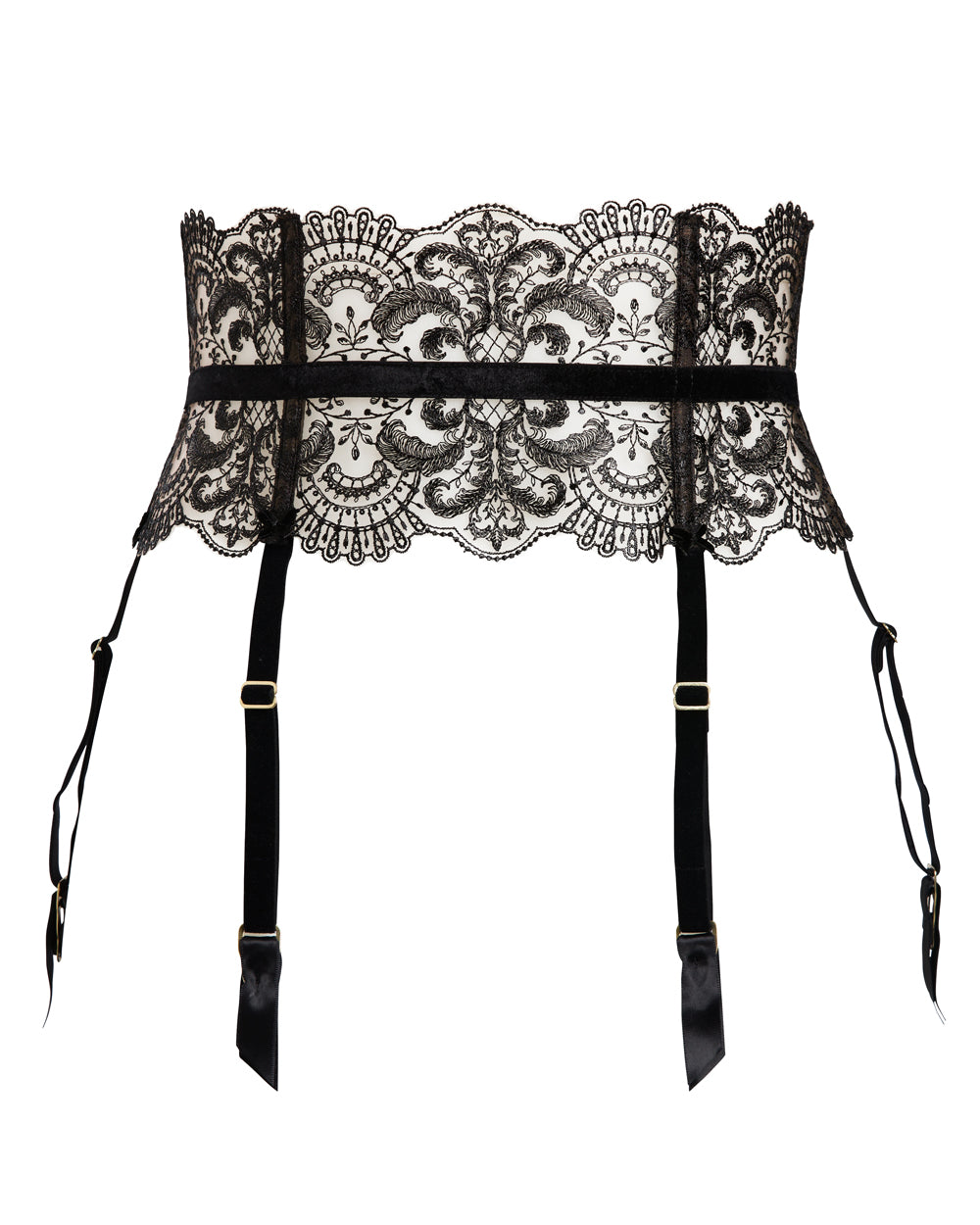 LAST FEW SIZES! Nom De Plume suspender belt by Dita Von Teese