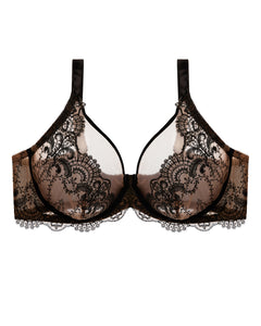 LAST FEW SIZES! Nom De Plume Full Figure Plunge Bra by Dita Von Teese (34E, 42DD)