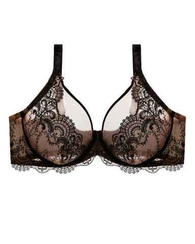 LAST FEW SIZES! Nom De Plume Full Figure Plunge Bra by Dita Von Teese (34E, 42DD)
