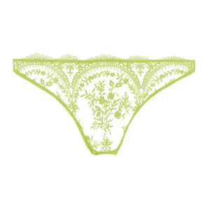NEW! Severine Absinthe Foil Thong by Dita Von Teese