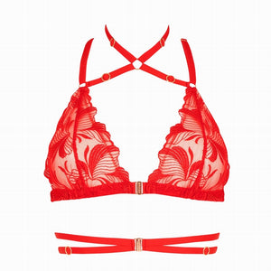 Bijou Bralette in  Jewel Red by Patrice Catanzaro