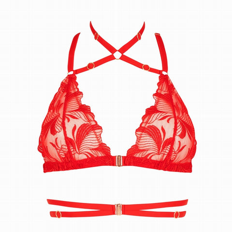 Bijou Bralette in  Jewel Red by Patrice Catanzaro