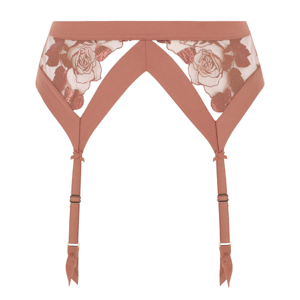 Rosabelle Copper Suspender Belt by Dita Von Teese