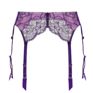 NEW! Tryst Vibrant Violet Suspender Belt by Dita Von Teese