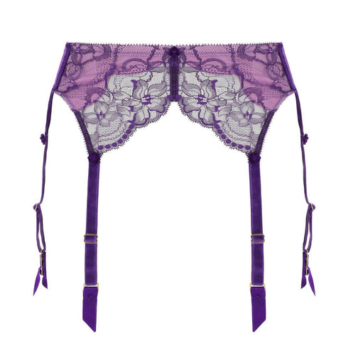 NEW! Tryst Vibrant Violet Suspender Belt by Dita Von Teese