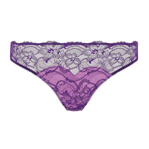 NEW! Tryst Vibrant Violet Brief by Dita Von Teese