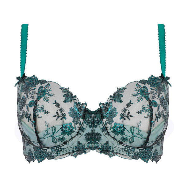 NEW! Victresse Kingfisher Blue Foil Bra by Dita Von Teese