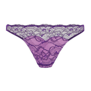 NEW! Tryst Vibrant Violet Thong by Dita Von Teese