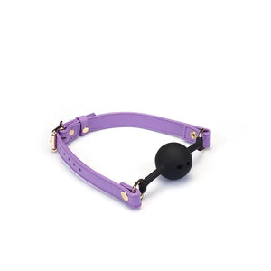 Italian Leather Breathable Ball Gag by Liebe Seele