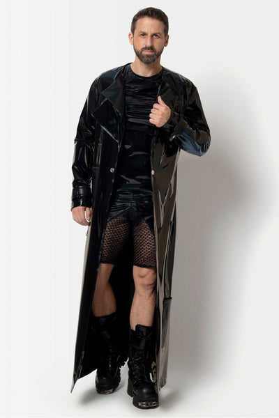 Rolo vinyl trenchcoat