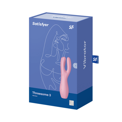 Threesome 3 Lay-on vibrator with 3 motors by Satisfyer
