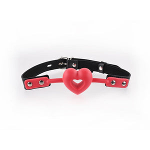 Heart Shaped Breathable Ball Gag by Amor S&M