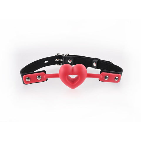 Heart Shaped Breathable Ball Gag by Amor S&M