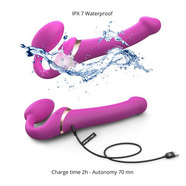 Strap On Me - Multi Orgasm Bendable Strap-On Fuchsia
