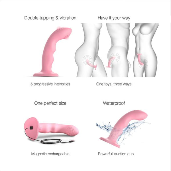 Strap On Me - Tapping Dildo Pink