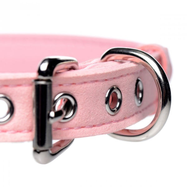"Sugar Kitty" Cat Bell Collar in Pink or Black