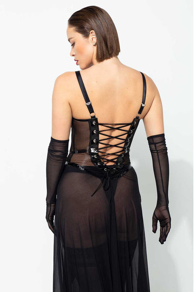 Tigresse mesh dress