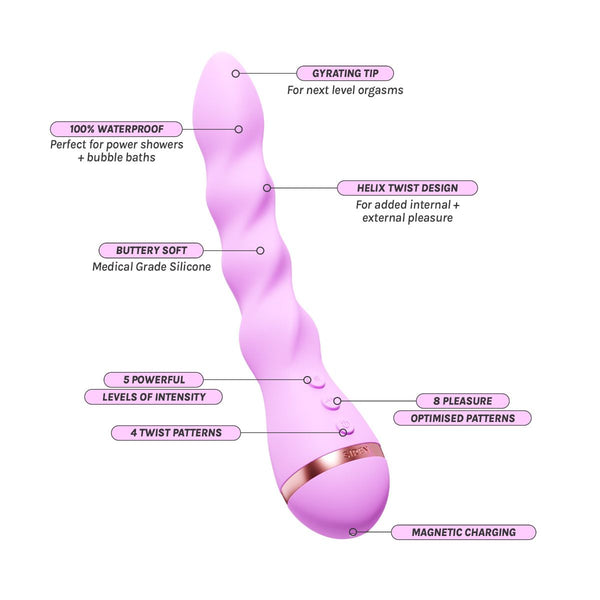 Siren Twist Vibrator by Vush