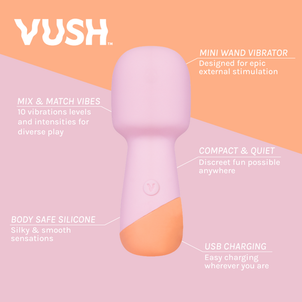 Peachy Mini Wand by Vush