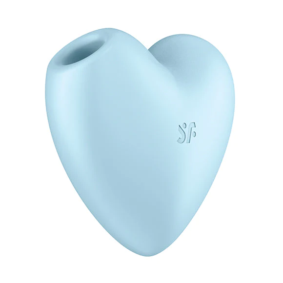 Cutie Heart Double Air Pulse Vibrator Blue by Satisfyer