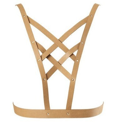 Bijoux Amelia Harness (Black/Tan) / Vegan