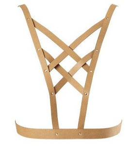 Bijoux Amelia Harness (Black/Tan) / Vegan