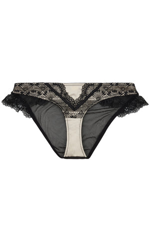 Ysable Guipure Lace Deco Brief - (UK10)