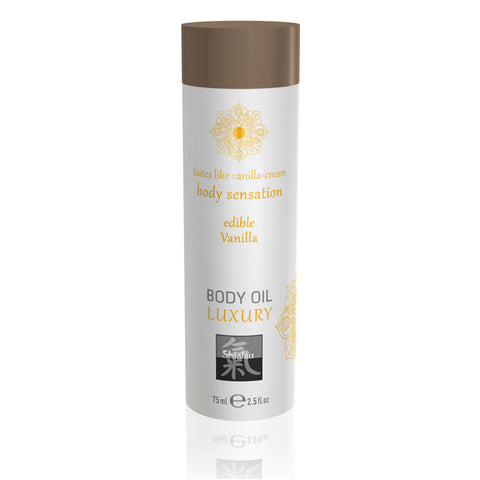 Shiatsu Luxury Edible Body Oil - Vanilla
