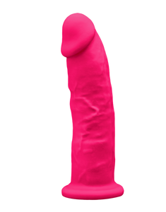 Realistic Memory Silicone Dual Density Vibrating Dildo 7 inch