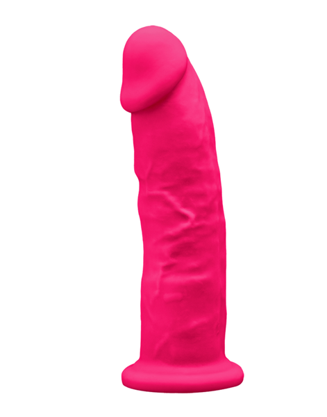 Realistic Memory Silicone Dual Density Vibrating Dildo 7 inch