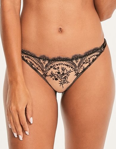 Severine Black Lace Thong by Dita Von Teese