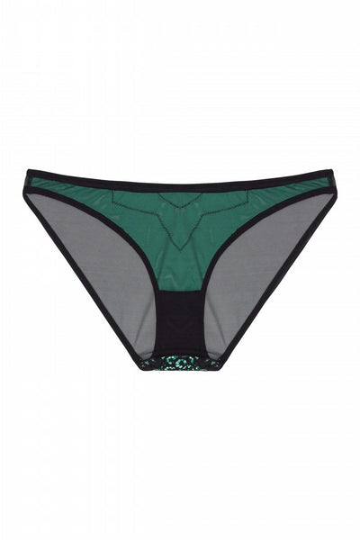 Jaquelina Mint Lace Brief - Last Chance To Buy! (UK14)