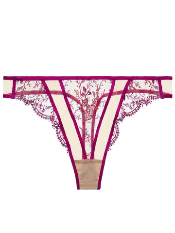Femmoiselle Pomegranate Lace Thong (S / M / L)